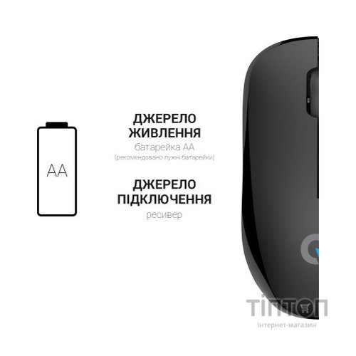 Мишка OfficePro M183 Wireless Black (M183)