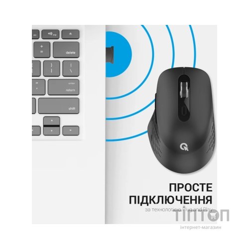 Мишка OfficePro M230B Silent Click Wireless/Bluetooth Black (M230B)