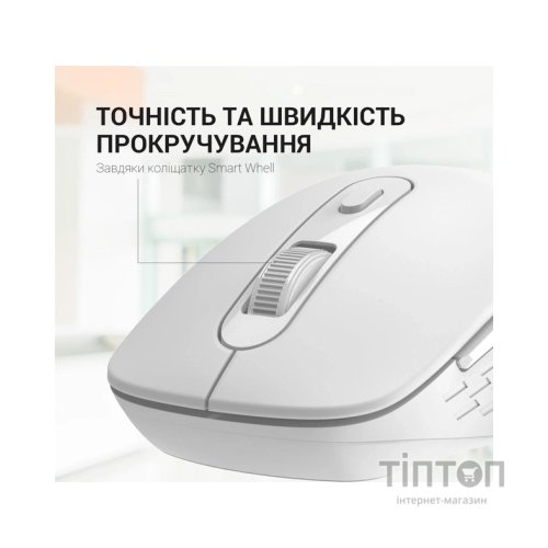 Мишка OfficePro M230W Silent Click Wireless/Bluetooth White (M230W)