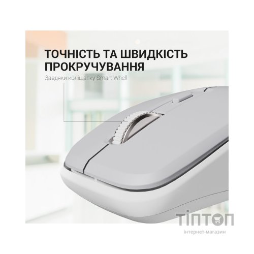 Мишка OfficePro M267G Silent Click Wireless Gray (M267G)