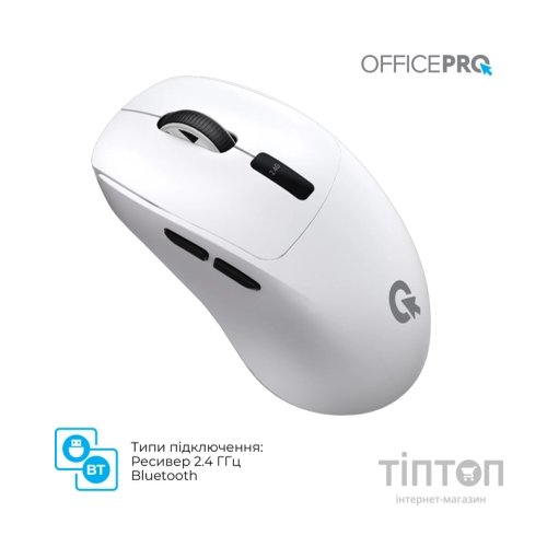 Мишка OfficePro M398W Wireless/Bluetooth White (M398W)