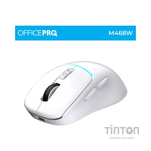 Мишка OfficePro M468W Wireless/Bluetooth White (M468W)