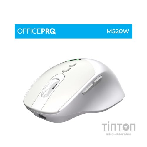 Мишка OfficePro M520W Wireless/Bluetooth White (M520W)