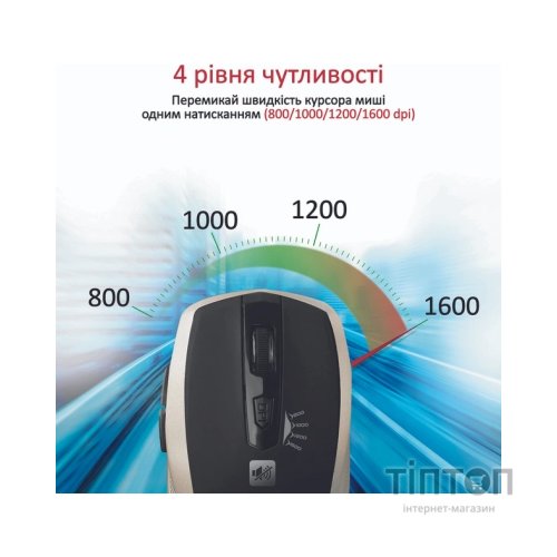 Мишка Promate Breeze Wireless Gold (breeze.gold)