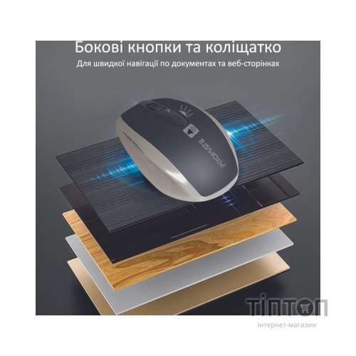 Мишка Promate Breeze Wireless Gold (breeze.gold)