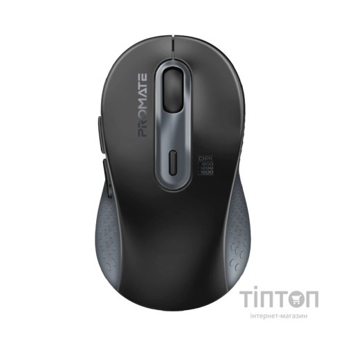 Мишка Promate Ken Wireless/Bluetooth Black (ken.black)
