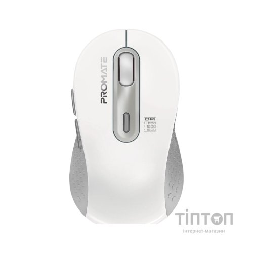 Мишка Promate Ken Wireless/Bluetooth White (ken.white)
