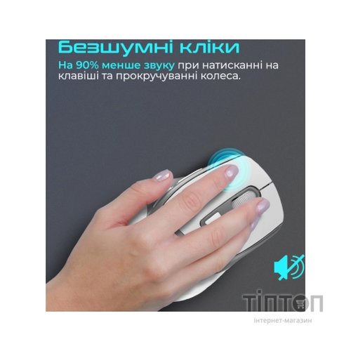 Мишка Promate Samit Wireless White (samit.white)