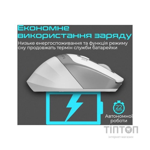 Мишка Promate Samit Wireless White (samit.white)