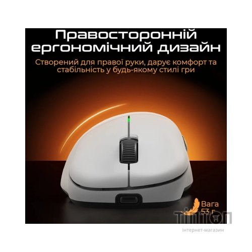 Мишка RAWM ER21 Wireless/Bluetooth White (ER21.white)