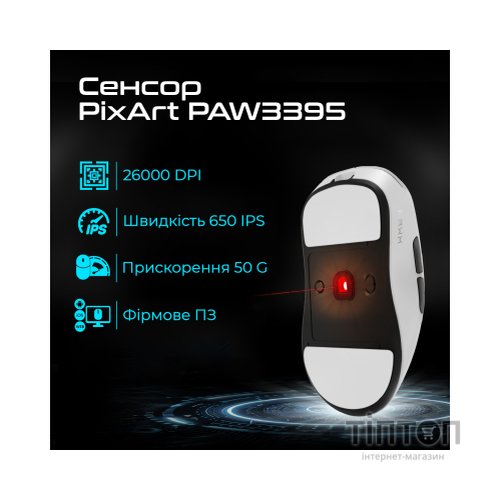 Мишка RAWM ES21 Wireless/Bluetooth Black (ES21.black)