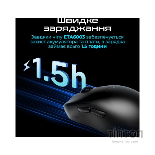Мишка RAWM ES21 Wireless/Bluetooth Black (ES21.black)