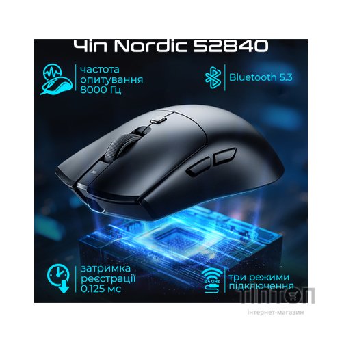Мишка RAWM SA-MH01Pro Wireless/Bluetooth White (SA-MH01PRO.white)