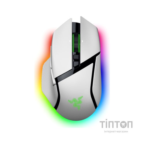 Мишка Razer Basilisk V3 Pro 35K Wireless/Bluetooth White (RZ01-05240200-R3G1)