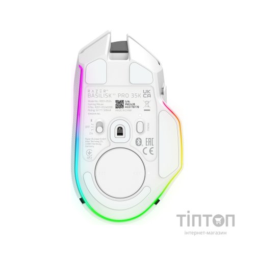 Мишка Razer Basilisk V3 Pro 35K Wireless/Bluetooth White (RZ01-05240200-R3G1)
