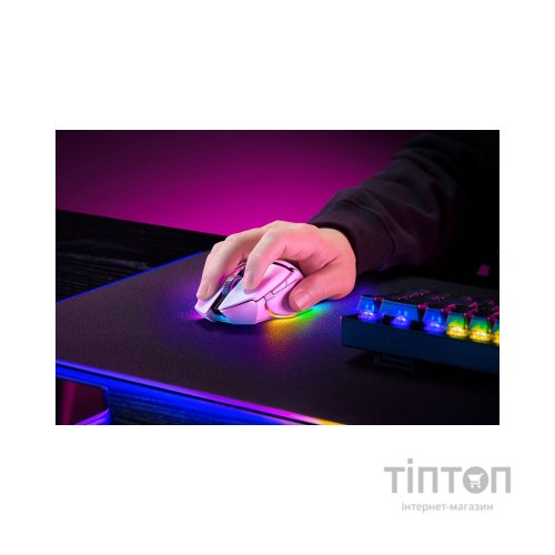 Мишка Razer Basilisk V3 Pro 35K Wireless/Bluetooth White (RZ01-05240200-R3G1)