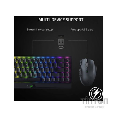 Мишка Razer Naga V2 Hyperspeed Wireless Black (RZ01-03600100-R3G1)