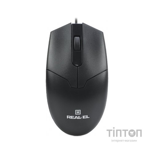 Мишка REAL-EL RM-208 USB Black