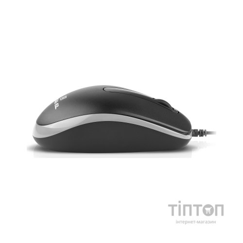 Мишка REAL-EL RM-215 USB Black/Gray (EL123200037)
