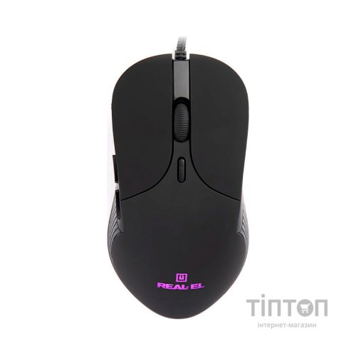 Мишка REAL-EL RM-295 USB Black