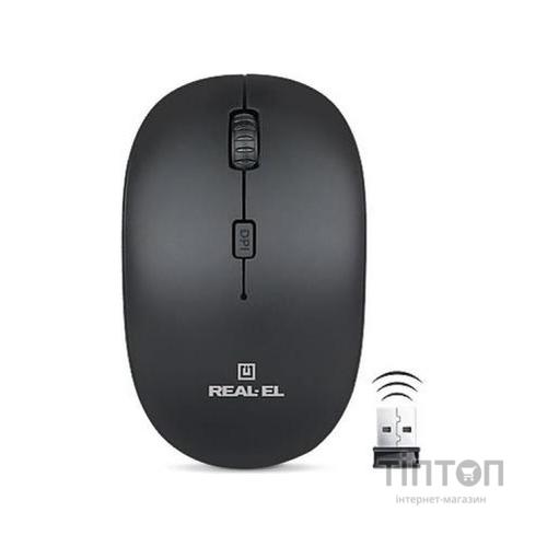 Мишка REAL-EL RM-301 black