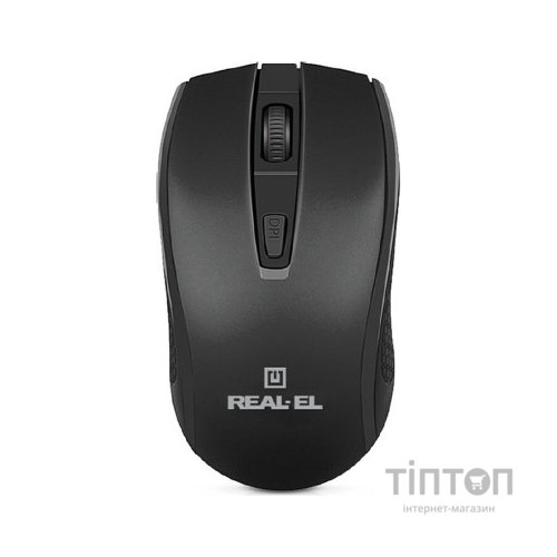 Мишка REAL-EL RM-308 Wireless Black