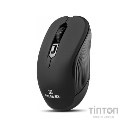 Мишка REAL-EL RM-330 Wireless Black