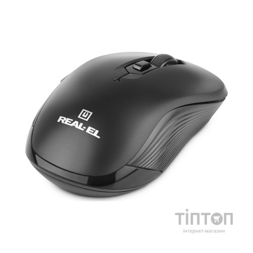 Мишка REAL-EL RM-331W Wireless Black (EL123200044)