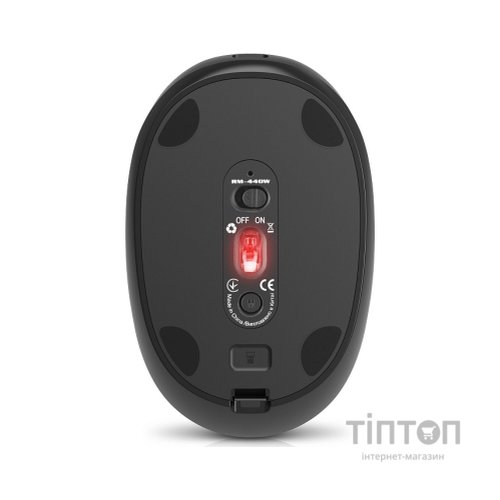 Мишка REAL-EL RM-440W Wireless/Bluetooth Black (EL123200045)