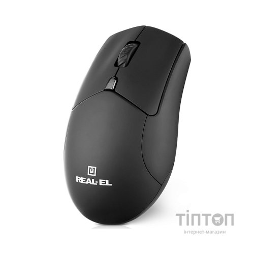 Мишка REAL-EL RM-460W Wireless/Bluetooth Black (EL123200048)