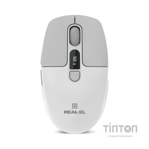 Мишка REAL-EL RM-480W Wireless/Bluetooth White (EL123200050)