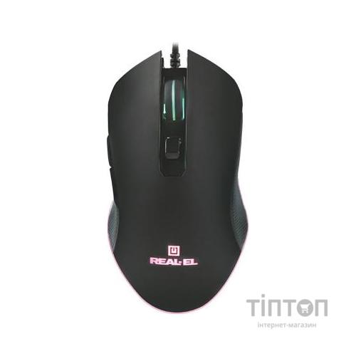 Мишка REAL-EL RM-550 Black