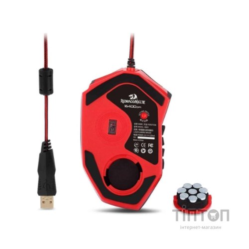 Мишка Redragon M901-2 MMO USB Black (78177)