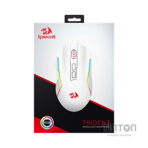 Мишка Redragon Trident Wireless White (71864)