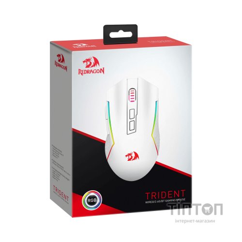 Мишка Redragon Trident Wireless White (71864)
