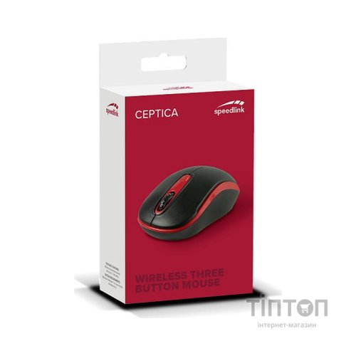Мишка Speedlink Ceptica Wireless Black/Red (SL-630013-BKRD)
