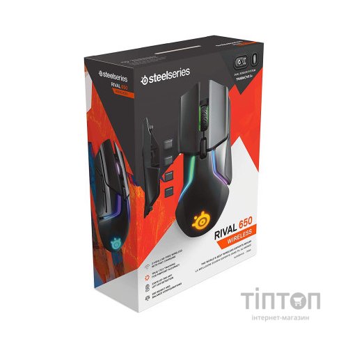 Мишка SteelSeries Rival 650 black (62456)