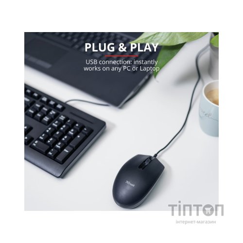 Мишка Trust Basi USB Black (24271)