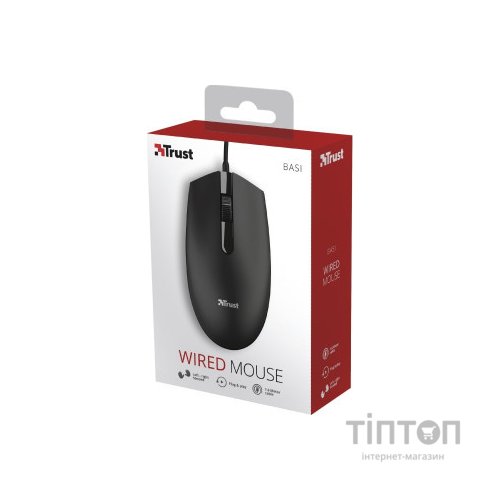 Мишка Trust Basi USB Black (24271)
