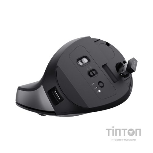 Мишка Trust Bayo+ Ergonomic Wireless/Bluetooth Black (25146)