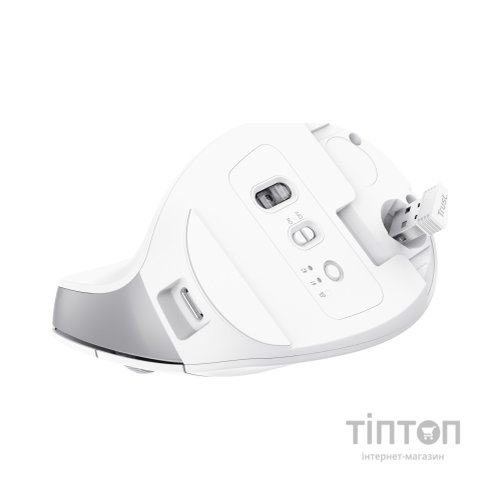 Мишка Trust Bayo+ Ergonomic Wireless/Bluetooth White (25399)