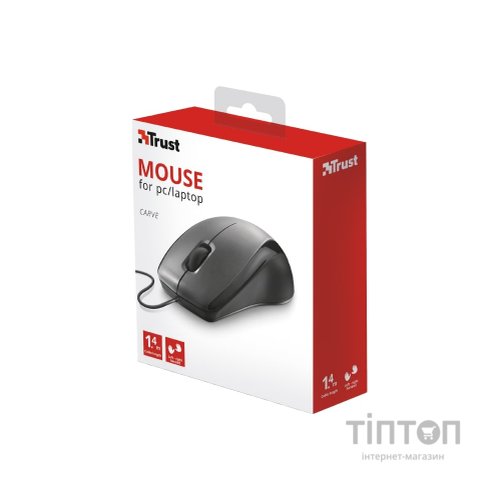 Мишка Trust Carve USB Black (23733)