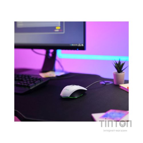 Мишка Trust GXT 109 Felox RGB White (25066)