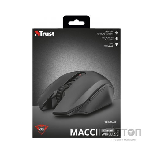 Мишка Trust GXT 115 Macci wireless gaming mouse (22417)