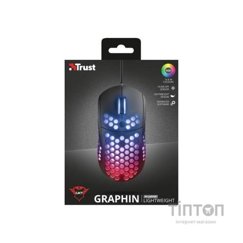 Мишка Trust GXT 960 Graphin Ultra-lightweight RGB USB Black (23758)