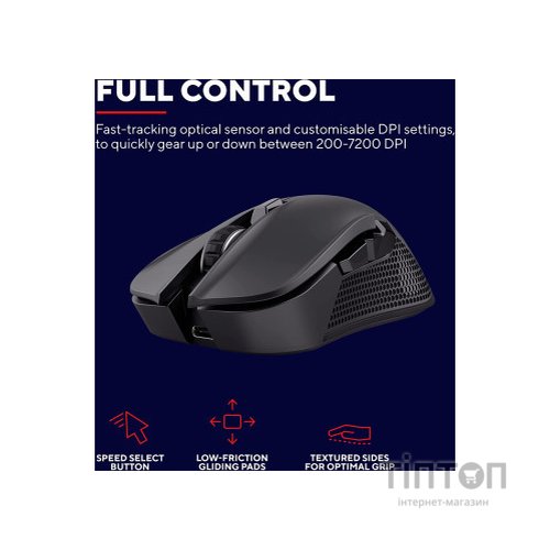 Мишка Trust GXT923 YBAR Wireless Black (24888)