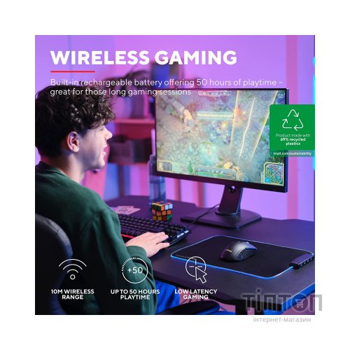 Мишка Trust GXT923 YBAR Wireless Black (24888)