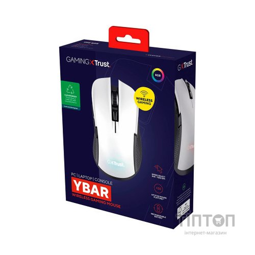 Мишка Trust GXT923 YBAR Wireless White (24889)