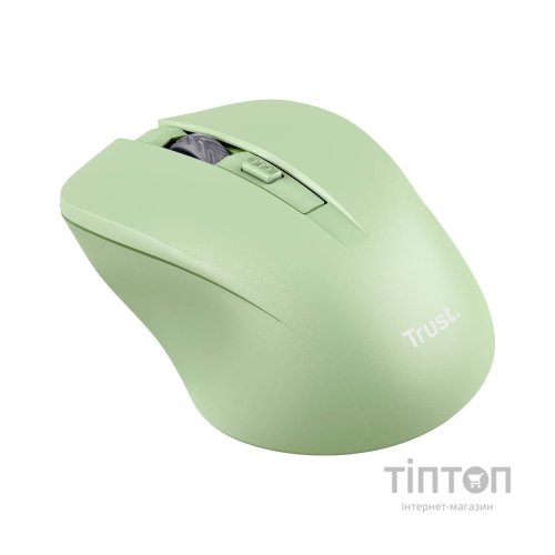 Мишка Trust Mydo Silent Wireless Green (25042)