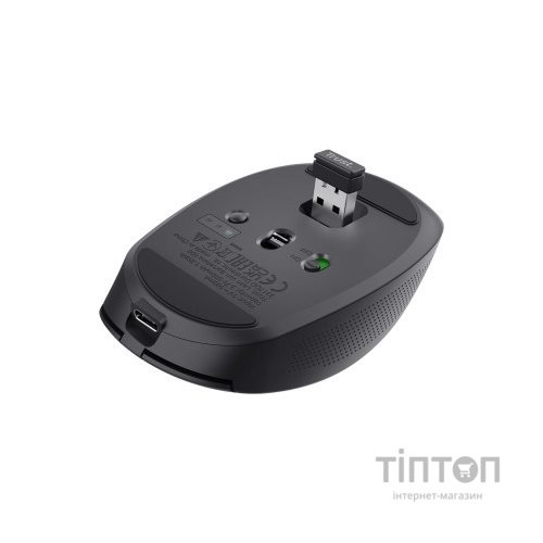 Мишка Trust Ozza compact Bluetooth/Wireless/USB-A Black (24819)